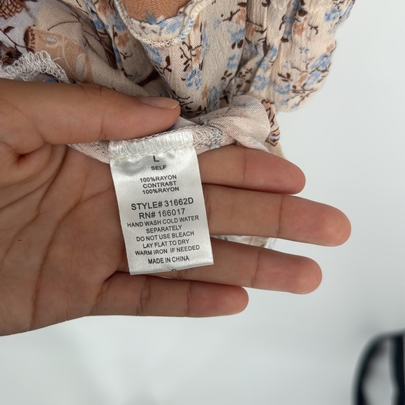 Blue B Western Patchwork Tie Strap Dress - Picture 4 of 6